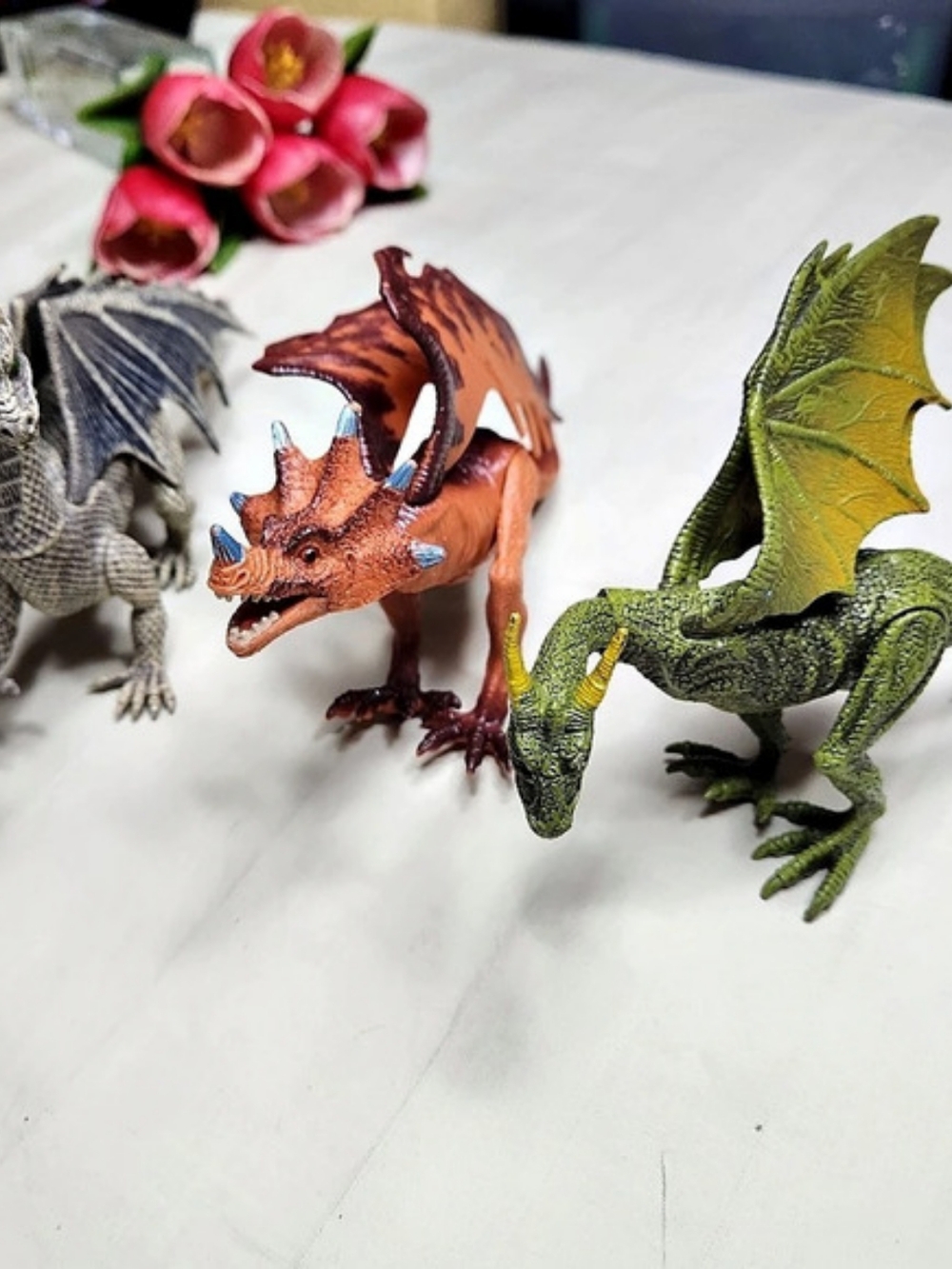 Safari Ltd Dragon Figures Lot 3-Piece Set